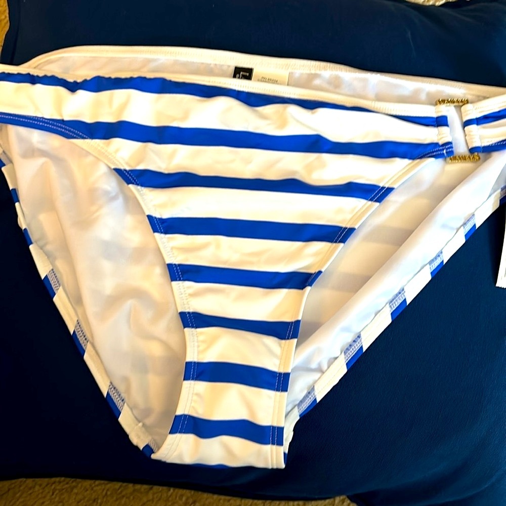 NEW NWT - LAUREN - Port Stripe Ring Hipster Bottom - Brand NEW W/ Tags  - Sz 14